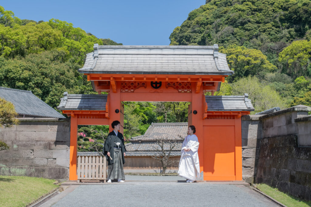 鹿児島で撮るなら仙巌園♪