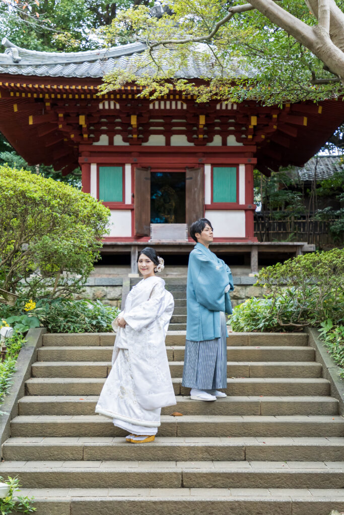 【和装】日本庭園＆貴賓館の和装フォトウエディング！