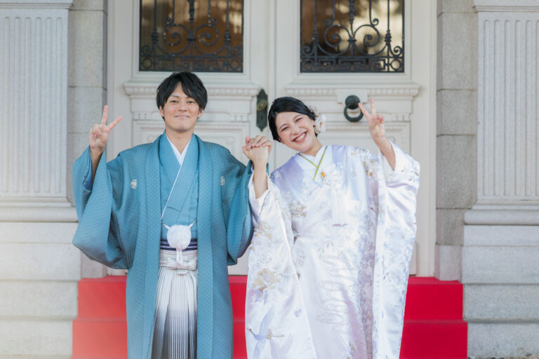 【和装】日本庭園＆貴賓館の和装フォトウエディング！