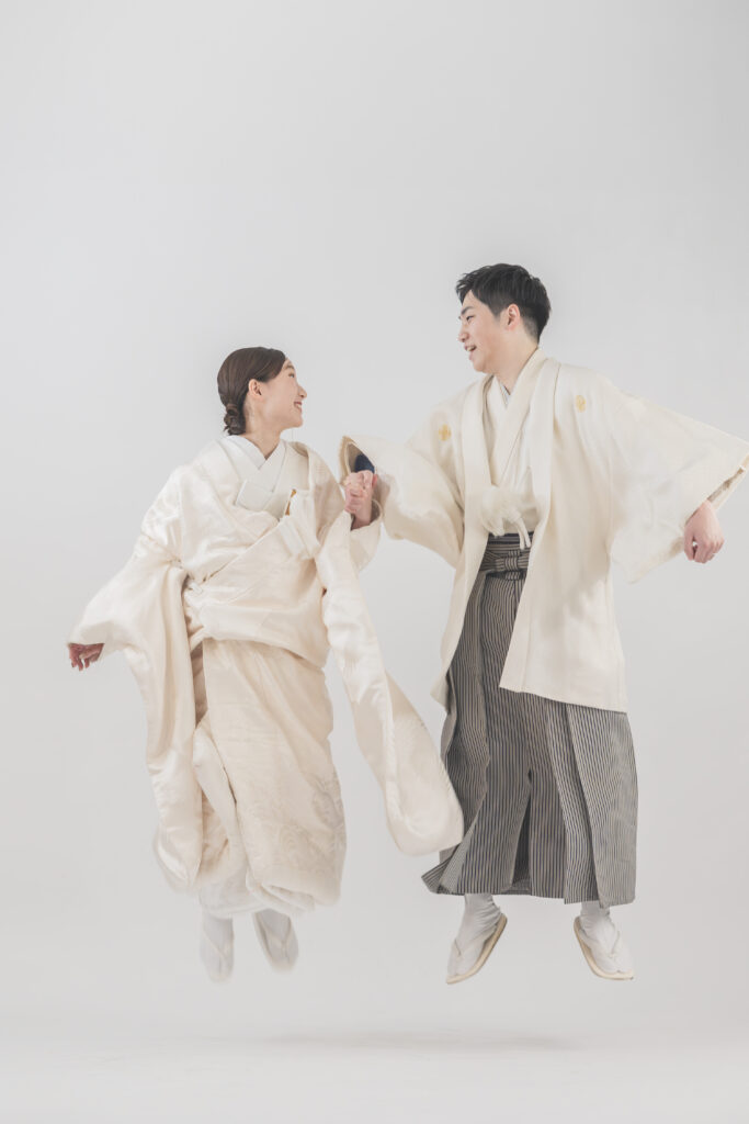 白無垢と白紋付で残す、おふたりらしい和装フォト