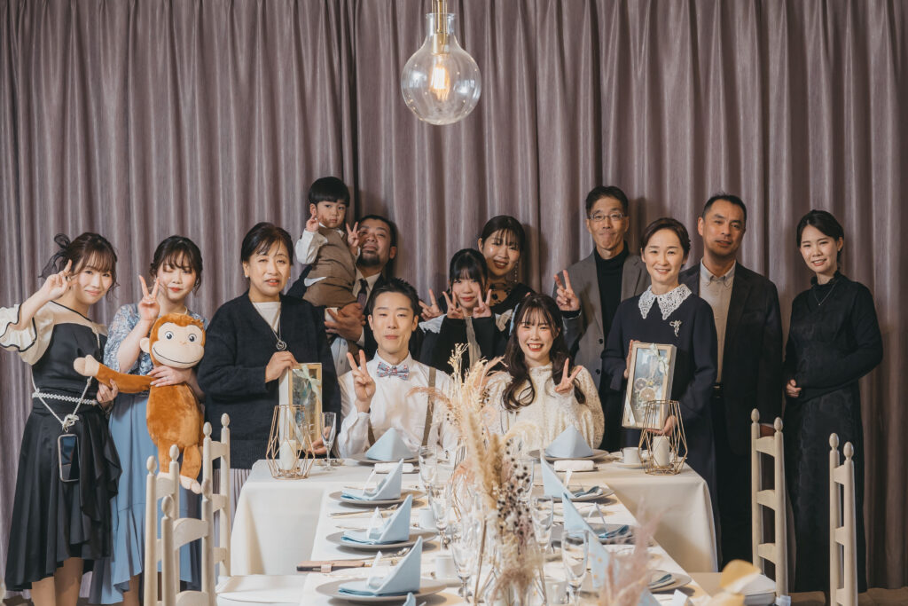 家族からの祝福に包まれて。大切な人と残すフォトウェディング