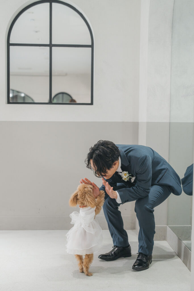 愛犬と一緒に＊3着で楽しむ後撮りフォト