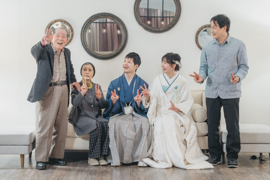 ご家族の愛に包まれて。涙と笑顔あふれるフォトウェディング