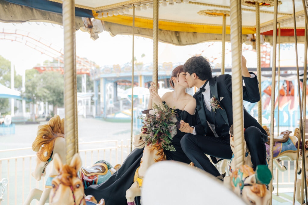 大人の遊園地フォトウエディング
