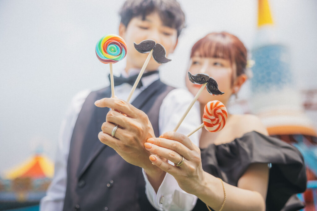 大人の遊園地フォトウエディング