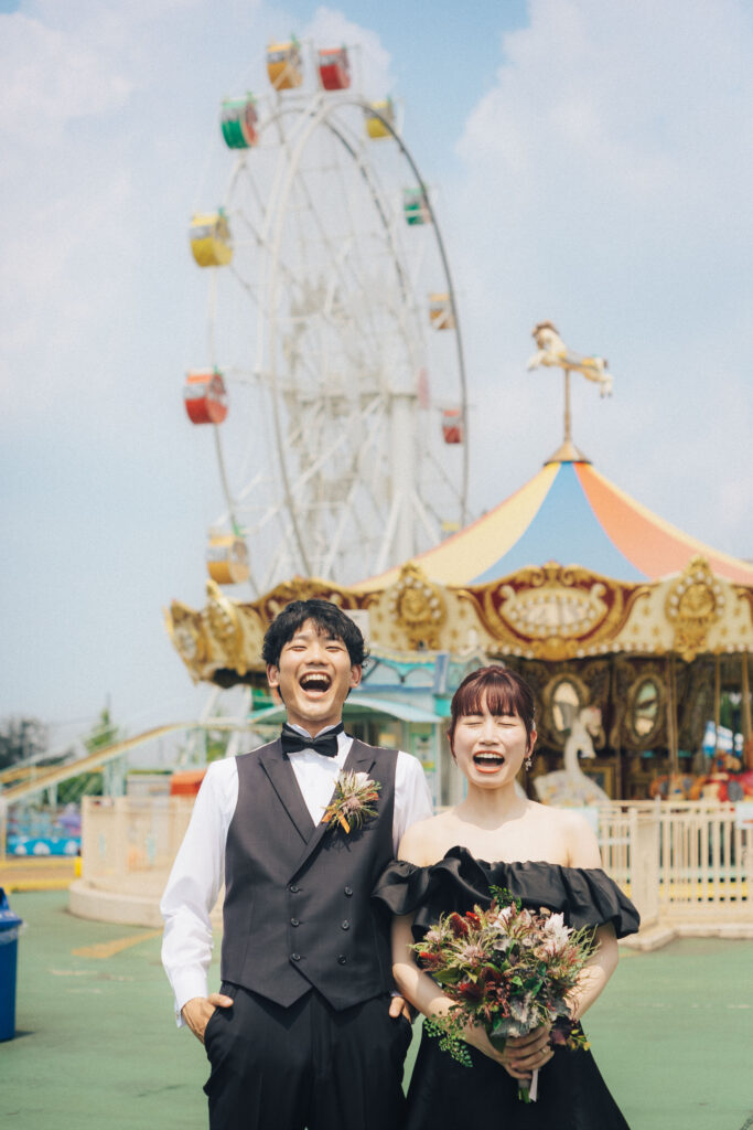 大人の遊園地フォトウエディング