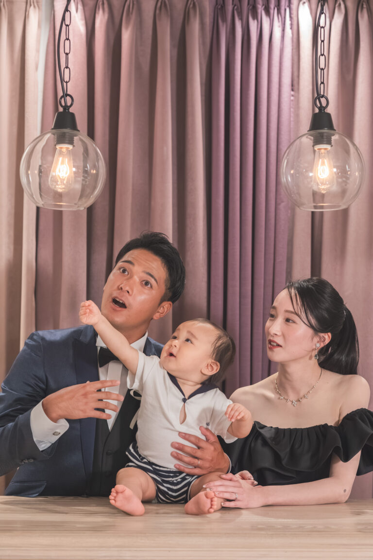 家族３人で叶えた、笑顔と感動のフォトウエディング