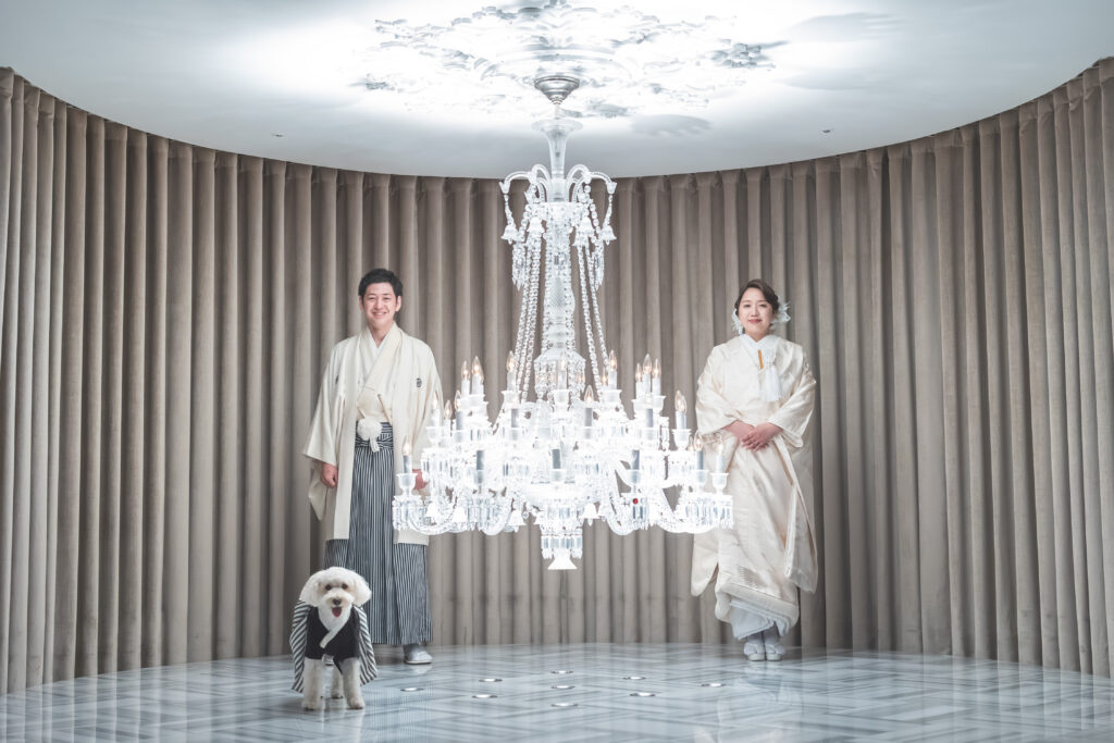 家族とわんこと和装W