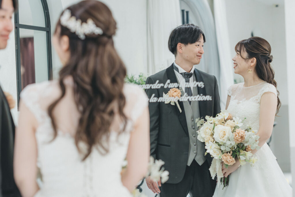 家族４人で残す、やさしくて可愛いフォトウエディング