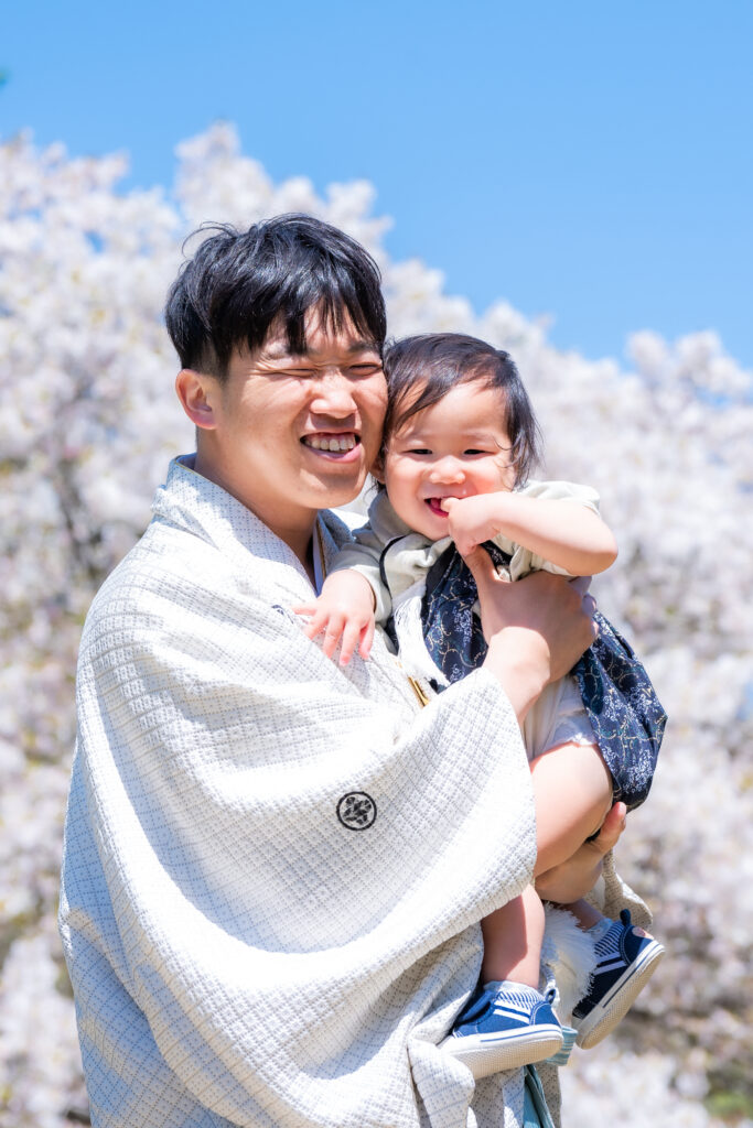 桜の時期ならではのロケーション撮影