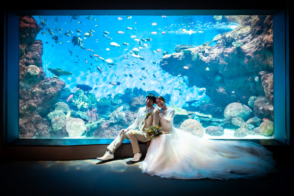 いおワールドかごしま水族館でロケーション撮影☆