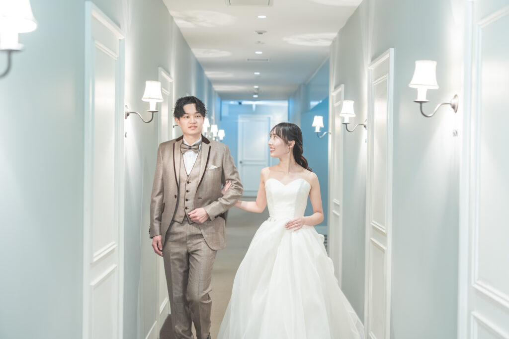 涙に包まれた感動のチャペルフォト