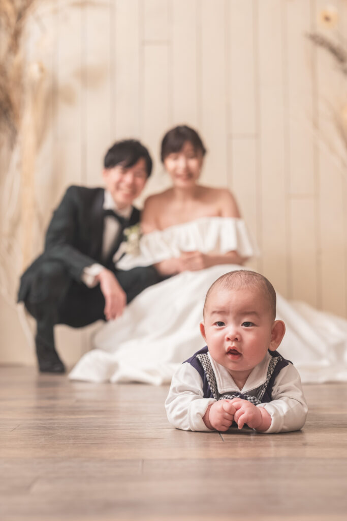 「わんことお子様と一緒に♡家族みんなで楽しむフォトウエディング」