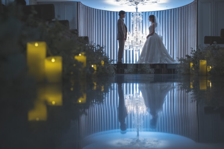 涙に包まれた感動のチャペルフォト