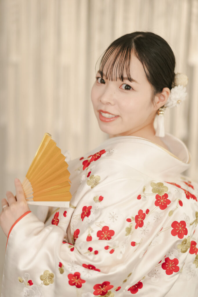 和装&ドレス２着スタジオ撮影