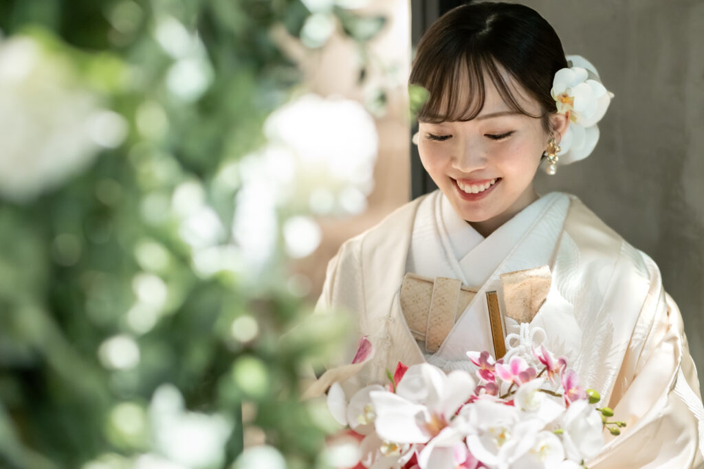 おふたりらしい笑顔と、家族と過ごす和装フォト