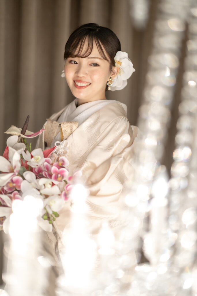 おふたりらしい笑顔と、家族と過ごす和装フォト